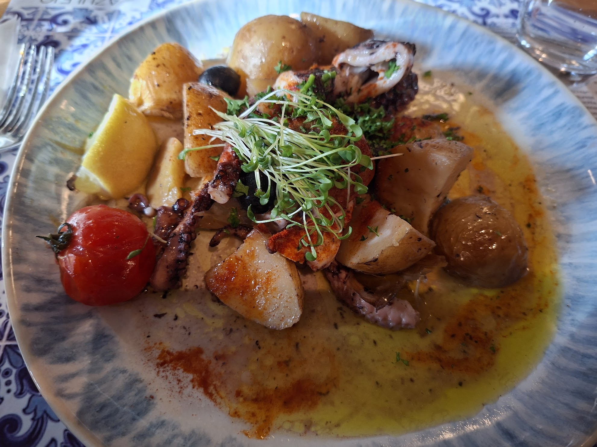 Gegrillter Oktopus